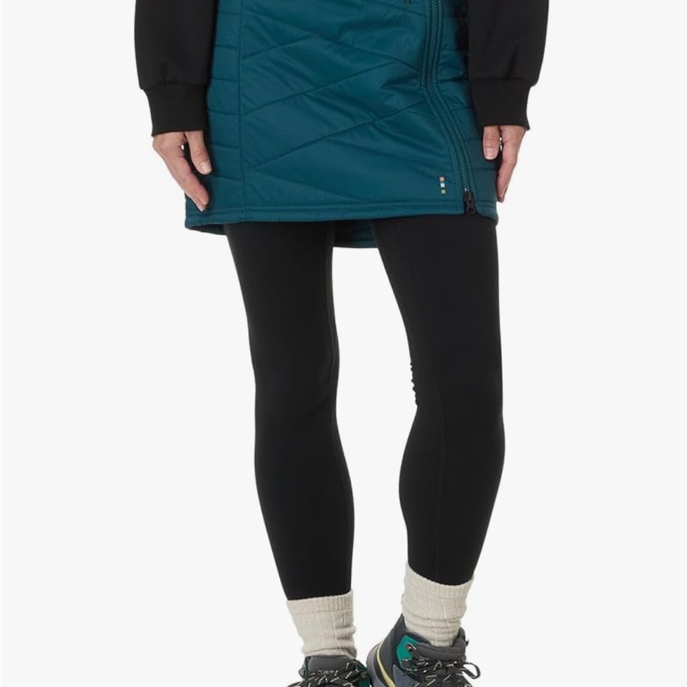 Smartwool Women's Teal Quilted Mini Skirt , WORN ONCE!